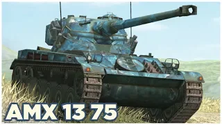 AMX 13 75 • 4.2К УРОНА • 4 ФРАГА • WoT Blitz