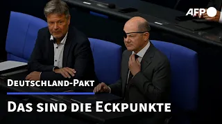 "Deutschland-Pakt": Das sind die Eckpunkte | AFP