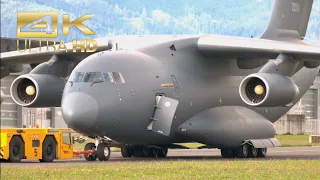 (4K) Xian Y-20 China Air Force 20241 Engine Test Run at Airpower 2022 AirShow Zeltweg Air Base LOXZ