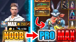 Free Fire new account to *PRO* MAX - look how it became😱🔥