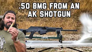 Testing .50 BMG in a Semi-Auto Shotgun