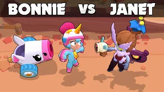 BONNIE vs JANET | Brawl Stars