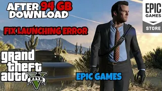 How To Open GTA V After Downloading 94GB| GTA V Epic Games !