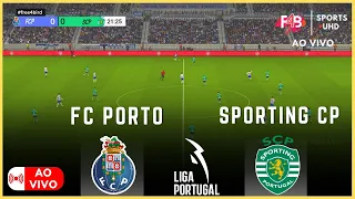 FC PORTO VS SPORTING CP  AO VIVO | LIGA  PORTUGAL BETCLIC  2024 | SIMULAÇÃO E PONTUAÇÃO AO VIVO#cr7