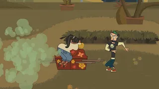 Total Drama Action - Leshawna burping and farting