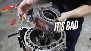 We Find HORRIBLE Damage inside the 3 Rotor. Engine Teardown and Rebuild with Welch’s