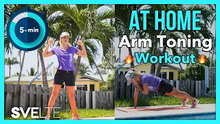 5 Minute Arm Toning Workout | At Home Routine