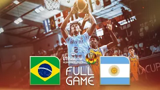 Brazil v Argentina | Full Basketball Game | FIBA U19 Basketball World Cup 2023