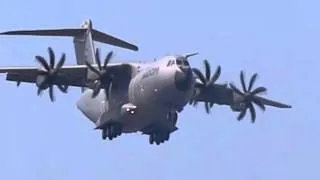 Airbus A400M Ultra Slow Flying Capture