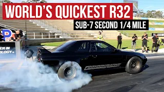 Most Famous Drag R32: JUN II, The 3000HP 6 Second 1/4 Mile Beast...