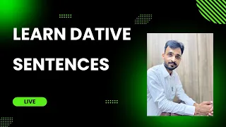 Learn Dative Sentences | DEUTSCH SPRECHEN| 05/05/24