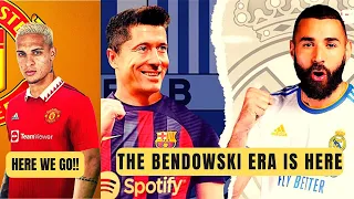 Antony to Man United Done 🔴🔥 Sublime Barca and Gritty Madrid || Benzema vs Lewandowski