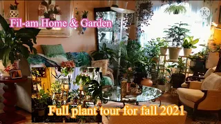 Houseplant tour 100+ plants/ Full plant tour for fall 2021/ Fil-Am Home & Garden