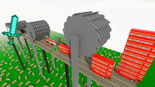 Cars Traveling On The Road With Barriers | Teardown