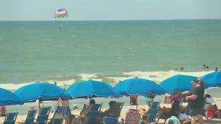 Why is the water at Myrtle Beach so blue right now?