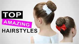 EASY & QUICK Girls Hairstyles IDEAS | Cute hairstyles | Bun Hairstyles | Prom Hairstyles