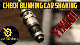 Check Engine Light and Shaking Car: Causes and Fixes