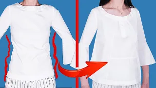 How quickly to upsize a blouse to fit you perfectly!
