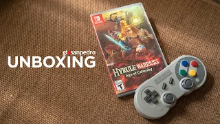 Hyrule Warriors: Age of Calamity + a SNES-like controller for Nintendo Switch | Unboxing