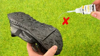 An ingenious method of repairing broken shoes! A wise cobbler shared this secret!