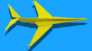 How to Make Paper jet Plane / Origami Jet - Origami Airplane