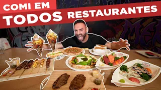 COMI EM VÁRIOS RESTAURANTES NO ARENA DA BAIXADA!! | Espetinhos, sushi, pizza, hotdog & MAIS!