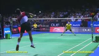 Badminton Highlights - Lee Chong Wei vs Simon Santoso - Singapore Open 2014