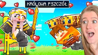 PRZYŁAPAŁAM MOJEGO CHŁOPAKA SMILESLOW Z KRÓLOWĄ PSZCZÓŁ w Minecraft!