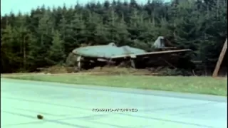 1945 Me-262 Jet Fighters on the German Highway