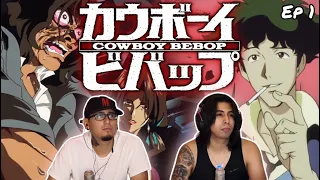 Adios Cowboy | Cowboy Bebop| First Time Watching Episode 1 (reaction) | Asteroid Blues