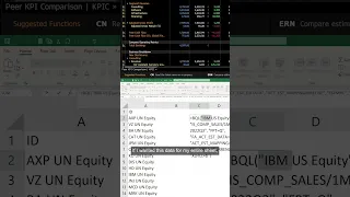 Bloomberg Pro Tips: Get Terminal data in excel in seconds with BQL (Bloomberg Query Language)