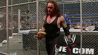 The Undertaker Successfully Defeats Randy Orton Inside Hell in a Cell: Armageddon 2005