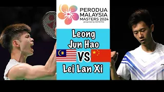 LEONG Jun Hao (MAS) vs Lei Lan Xi (CHN) | Malaysia Masters Open 2024 R32