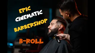 Epic cinematic Barbershop B-Roll Videoi