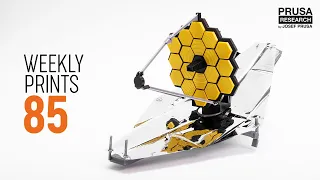 Weekly 3D Prints #85 James Webb Space Telescope model