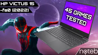 HP VICTUS 15 [2022] - 45 Games Tested (i5-12500H, RTX 3050)