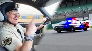 Ma voiture de POLICE à FOND sur Le MANS !