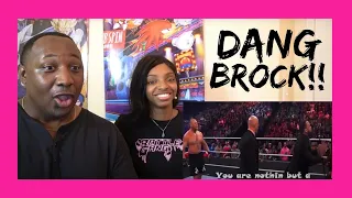 Girl Watches WWE - BROCK LESNAR MOST SAVAGE MOMENTS