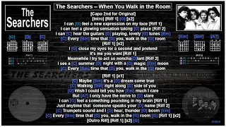 The Searchers – When You Walk in the Room [Jam Track] [Guitar chords & lyrics]