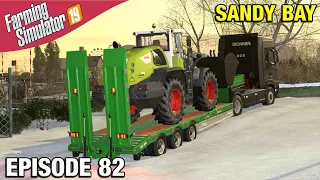 CLAAS TORION WHEEL LOADER Farming Simulator 19 Timelapse - Sandy Bay Seasons FS19 Ep 82