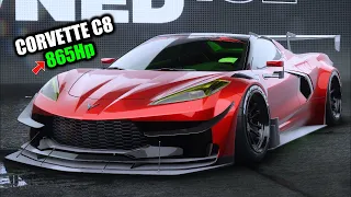 Need For Speed Unbound - Chevrolet Corvette C8 Stingray Convertible Customization | Fully Build