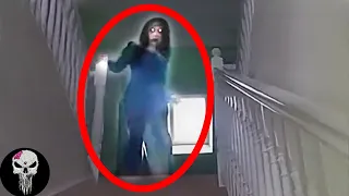 10 SCARY GHOST Videos That'll Make You Sleep with the Lights On