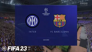 FIFA 23 - INTER VS BARCELONA | UEFA Champions League | Group Stage