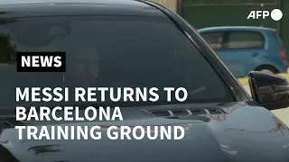 Football: Messi returns to Barcelona training ground | AFP
