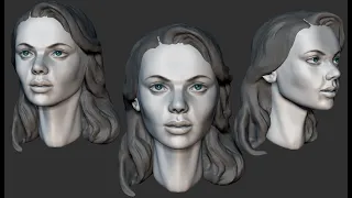How to Sculpt a Human Head in ZBrush. Real Time Tutorial! Follow along.