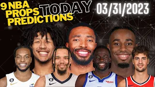 NBA Player Props Today | Free NBA Picks (3/31/23) NBA Best Bets and NBA Predictions
