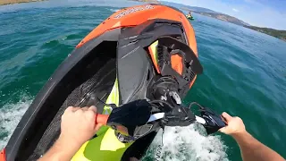 SEA DOO SPARK TRIXX POWER SLIDES LAKE KAL BC