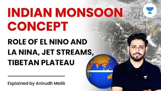 Indian Monsoon Concept | Role of El Nino and La Nina, Jet Streams, Tibetan Plateau