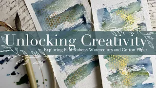 Unlocking Creativity: Exploring Paul Rubens 4th Generation Watercolor paints