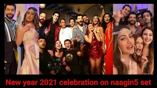 naagin5 || new year celebration on set || shurbhichandna Sharad Malhotra ||Bolly and telly masala